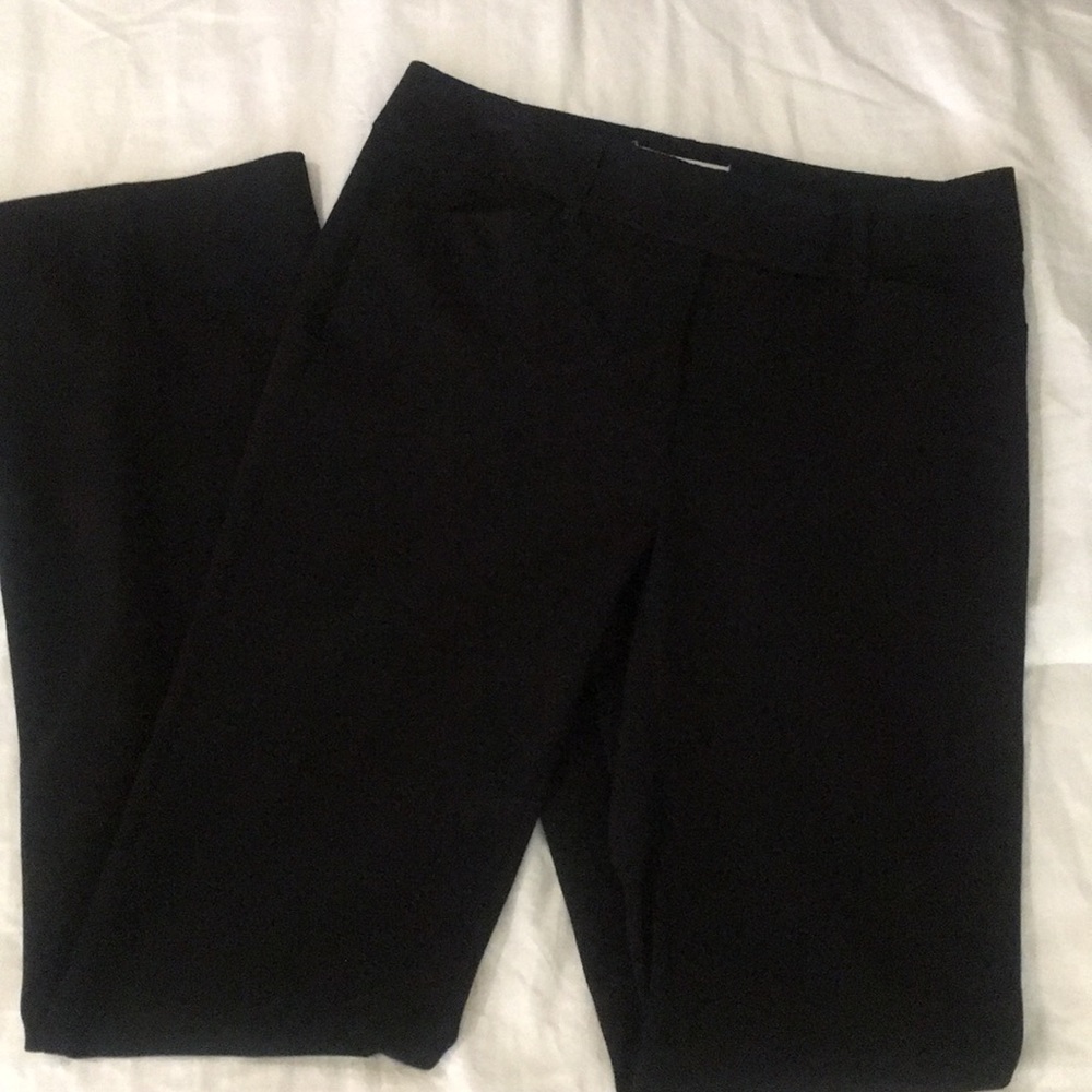 WBM Black straight leg dress pants